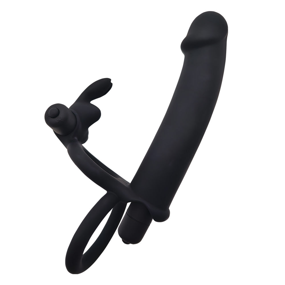 Leto Duet Vibrating DP Cock & Ball Ring Dildo Sexyland Leto Duet Vibrating DP Cock & Ball Ring Dildo Sexyland