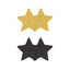 Pretty Pasties Glitter Star Adhesive Nipple Pasties 2-Pack