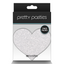 Pretty Pasties Glitter Heart Adhesive Nipple Pasties 2-Pack