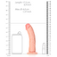 RealRock 6" Curved Realistic Dildo With Suction Cup
