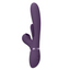 A purple suction flapping vibrator featuring a clitoral suction chamber. 