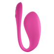 A pink G-spot egg vibrator showcases its bulbous head design. 