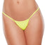  Allure Basic Instincts G-String is perfect for preventing panty lines from showing under tight clothes or letting peek out of your outfit. Neon yellow.