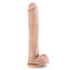 Au Naturel Daddy 14" Realistic Sensa Feel Dual-Density Dildo has a realistic phallic head, veiny shaft & balls in a dual-density body for a firm core & soft, lifelike outer that feels like a real erection!
