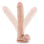 Au Naturel Daddy 14" Realistic Sensa Feel Dual-Density Dildo has a realistic phallic head, veiny shaft & balls in a dual-density body for a firm core & soft, lifelike outer that feels like a real erection! Flexible design.