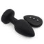  Ashella Vibes Remote Control Vibrating Jewel Butt Plug has a tapered tip + firm neck for easy insertion & has 10 vibration modes you or a partner can control or w/ the remote.