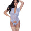 Exposed Ooh La Lace Cap Sleeve Basque & Ruched Panty Set has cap sleeves to add dimension, a generous V-neck & scrunched ruching on the panty rear to accentuate your buns. (6)