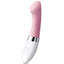  Lelo Gigi 2 Vibrating G-Spot Massager has a curved shaft with a flat, angled head for perfect G-spot or clitoral pleasure w/ 8 vibration modes in 8 intensities! Pink.
