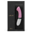  Lelo Gigi 2 Vibrating G-Spot Massager has a curved shaft with a flat, angled head for perfect G-spot or clitoral pleasure w/ 8 vibration modes in 8 intensities! Pink. Package.
