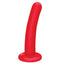 Malesation Andy 5" Slim Dildo With Suction Cup has a curved slim shaft w/ a round head for comfortable insertion & a suction cup base for hands-free fun! Red.
