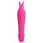  Pretty Love Super Power Flicker Mini Vibrator has flickering dual tips to please your clitoris + 10 vibration patterns to enjoy. Hot pink.
