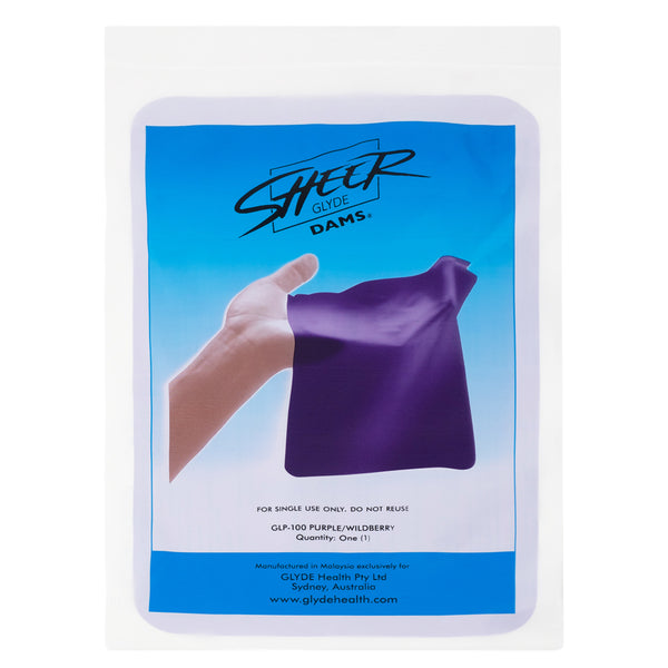 Sheer Glyde WildberryFlavoured Dental Dam For Safe Oral Sex Sexyland