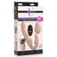 Strap-U Evoke Remote Control Inflatable Vibrating Strapless Strap-On has 10 vibration modes while the phallic head targets the G-/P-spot. The wearer's vaginal bulb inflates for filling pleasure! Package.