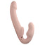 Strap-U Evoke Remote Control Inflatable Vibrating Strapless Strap-On has 10 vibration modes while the phallic head targets the G-/P-spot. The wearer's vaginal bulb inflates for filling pleasure!