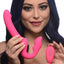 Strap-U Mighty Clitoral Licker Inflatable Vibrating Strapless Strap-On has 10 vibration modes in both heads, an inflatable vaginal bulb + 10 speeds of clitoral licking for the wearer to enjoy! Editorial.