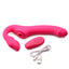 Strap-U Mighty Clitoral Licker Inflatable Vibrating Strapless Strap-On has 10 vibration modes in both heads, an inflatable vaginal bulb + 10 speeds of clitoral licking for the wearer to enjoy! Accessories.