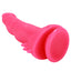 X-Men - 7" Nick's Cock Semi-Realistic Dildo - uniquely shaped 7-inch silicone dildo has a phallic head & a shaft w/ ridges, bumps & pointed clitoral/perineal nodes + a harness-compatible suction cup. Pink 2