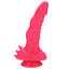 X-Men - 7" Nick's Cock Semi-Realistic Dildo - uniquely shaped 7-inch silicone dildo has a phallic head & a shaft w/ ridges, bumps & pointed clitoral/perineal nodes + a harness-compatible suction cup. Pink
