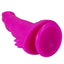 X-Men - 7" Nick's Cock Semi-Realistic Dildo - uniquely shaped 7-inch silicone dildo has a phallic head & a shaft w/ ridges, bumps & pointed clitoral/perineal nodes + a harness-compatible suction cup. Purple 2
