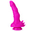 X-Men - 7" Nick's Cock Semi-Realistic Dildo - uniquely shaped 7-inch silicone dildo has a phallic head & a shaft w/ ridges, bumps & pointed clitoral/perineal nodes + a harness-compatible suction cup. Purple