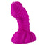 Fantasy Coxplay Ogre | Textured Monster Dildo w/ Suction Cup - unique dildo boasts a gargantuan 3" girth & lots of stimulating textures on the head, shaft & base for stimulation that's out-of-this-world. Purple