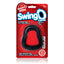 Screaming O® SwingO™ - Curve - reversible contoured design for 2 distinct sensations. Keeps your erection harder for longer & elevates your package for a proud, defined look. Black, package image