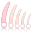 Pink CalExotics Inspire Progressive Silicone Dilator 5-Piece Set for Increasing Women's Vaginal Elasticity, Width & Depth