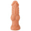 Fantasy Coxplay Merman | 7.5" Monster Dildo w/ Suction Cup - mermaid dong has a human penis head & a shaft lined w/ contoured gill-like grooves for more stimulation + suction cup. Flesh 3