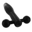 Master Series™ - Cum-Thru Barbell Penis Plug - offers urethral play sensations like a stretched feeling & intensified orgasms! angled photo