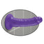 dillio® - 6" Slim Dong - slender 6" dildo has realistic stimulating details like a phallic head & slim veiny shaft + a harness-compatible suction cup base for hands-free fun. Purple (2)