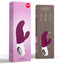 Fun Factory - Miss Bi Dual Vibrator - technologically advanced rabbit vibrator has dual motors with 6 vibration speeds & 6 patterns for wicked clitoral & G-spot stimulation, waterproof and with travel lock - Grape. Package image