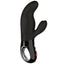Fun Factory - Miss Bi Black Line Dual Vibrator - technologically advanced rabbit vibrator has dual motors with 6 vibration speeds & 6 patterns for wicked clitoral & G-spot stimulation, waterproof and with travel lock - Black