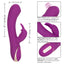 Jack Rabbit® Signature - Silicone Thumping Rabbit Vibrator - has 3 thumping settings in the shaft's bulbous G-spot tip & clitoral bunny ears for dual stimulation. Purple, size and product details