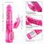 My First Jack Rabbit - designed with the first-time user in mind, 2 speed, rabbit clitoral stimulator, independent, reversible rotation in the shaft's rotating beads and waterproof. Pink, size and product details