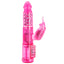 My First Jack Rabbit - designed with the first-time user in mind, 2 speed, rabbit clitoral stimulator, independent, reversible rotation in the shaft's rotating beads and waterproof. Pink