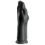 X-Men - Double Hand Fisting Dildo - realistically shaped dildo has 2 hands w/ tapered graduating fingers & palms together like a diver to help you prepare for full-on fisting. Black