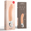Fun Factory Big Boss is a powerful vibrator w/ curved tip for those who like it big. 12 deep frequency yet quiet vibration programs. Waterproof naturalistic sex toy in nude - package