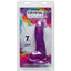 Crystal Jellies® - 7.5" Master Cock With Balls - Purple, package image