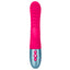FemmeFunn® - Delola Ribbed Rabbit Vibrator Pink - front view