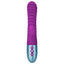 FemmeFunn® - Delola Ribbed Rabbit Vibrator Purple - front profile