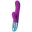 FemmeFunn® - Delola Ribbed Rabbit Vibrator  Purple - dual density and flexible features