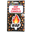 CANDY PRINTS #AF PARTY CANDLE