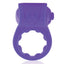 Screaming O - PrimO Tux,4-mode vibrating silicone cockring with a bowtie-shaped cluster of textured nubs. Purple