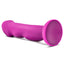 Avant Suko 8" Dual-Density Bulbous Silicone Dildo has a bulbous shaft & firm core + soft outer for a realistic feeling. The suction cup is harness-compatible for solo or partnered play. Violet. (2)