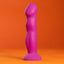 Avant Suko 8" Dual-Density Bulbous Silicone Dildo has a bulbous shaft & firm core + soft outer for a realistic feeling. The suction cup is harness-compatible for solo or partnered play. Violet. (3)