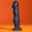 Avant Suko 8" Dual-Density Bulbous Silicone Dildo has a bulbous shaft & firm core + soft outer for a realistic feeling. The suction cup is harness-compatible for solo or partnered play. Indigo.(3)