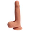  Azazel's Penis 7" Dual-Layered Silicone Cock With Foreskin feels just like a real erection with a soft exterior & a firm inner core, plus sculpted phallic details including foreskin.
