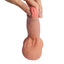  Azazel's Penis 7" Dual-Layered Silicone Cock With Foreskin feels just like a real erection with a soft exterior & a firm inner core, plus sculpted phallic details including foreskin. (2)