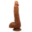 Beautiful Encounter Jason Realistic G-Spot Dildo With Suction Cup - has a ridged G-spot/P-spot head + a curved veiny shaft.