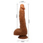 Beautiful Encounter Jason Realistic G-Spot Dildo With Suction Cup - has a ridged G-spot/P-spot head + a curved veiny shaft. 8